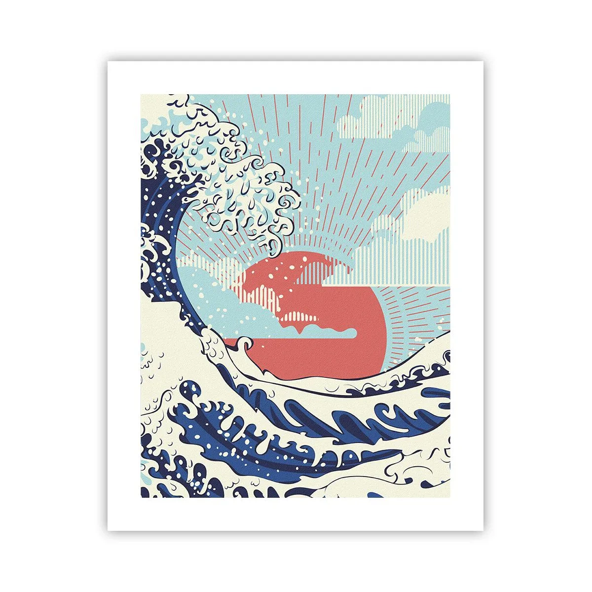Plagát - Z japonských inšpirácií - 40x50 cm