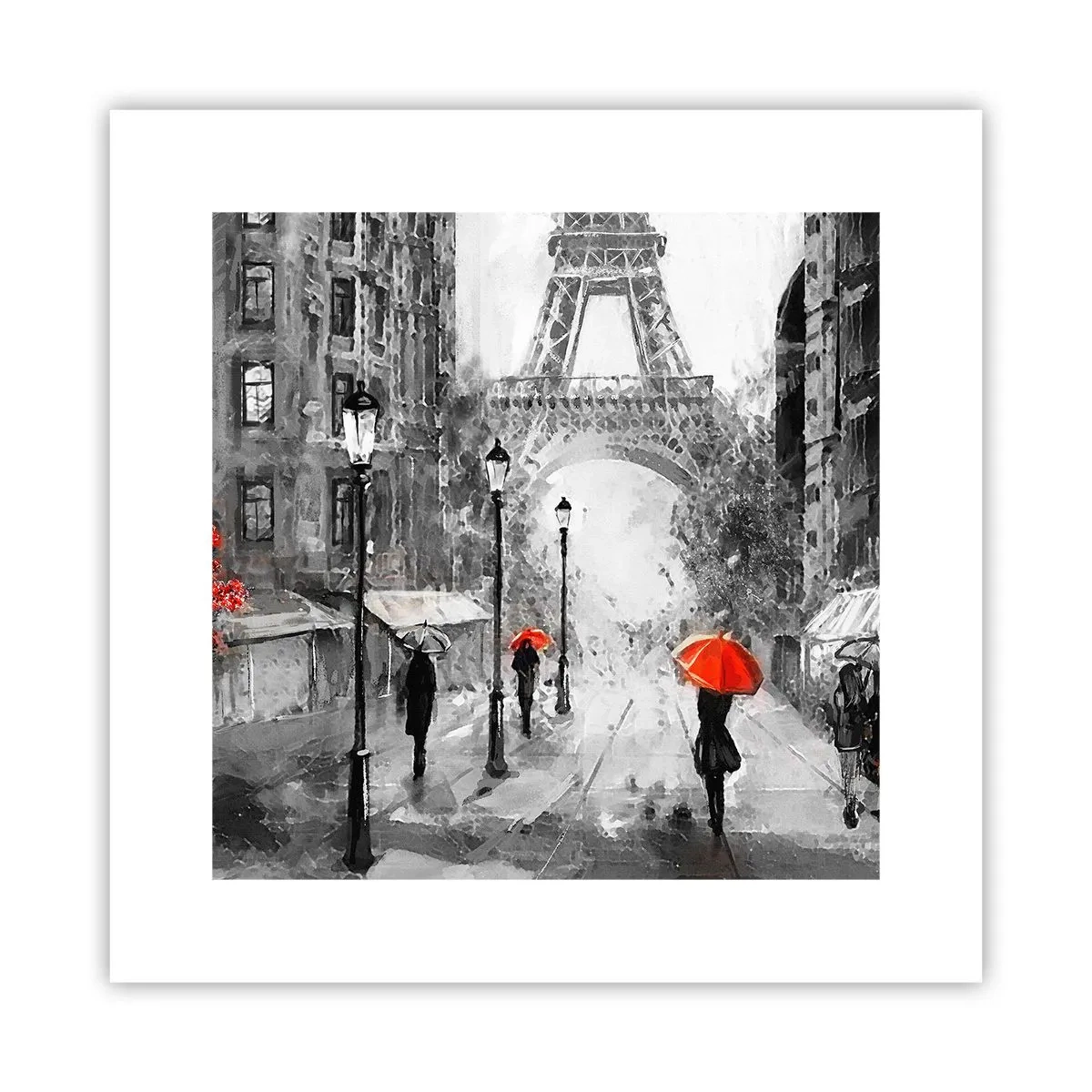 Plagát - Všetky cesty vedú k nej - 30x30 cm