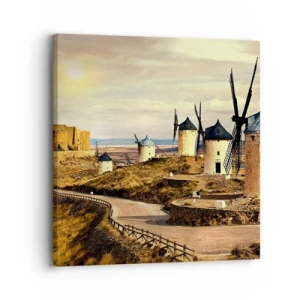 Obraz na plátne - Čoskoro sa objaví Don Quijote - 30x30 cm