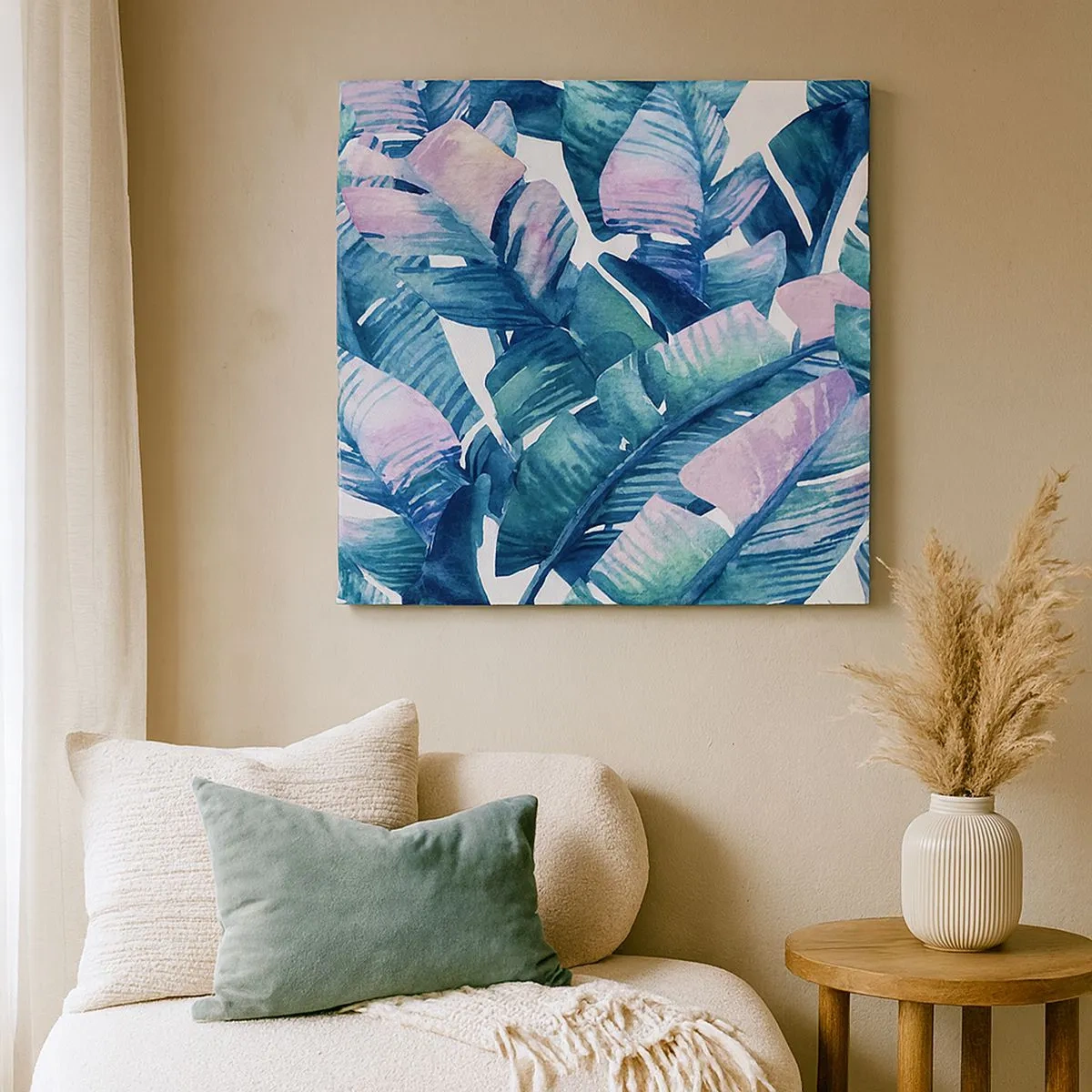 Obraz na plátne - V banánovom háji - 30x30 cm