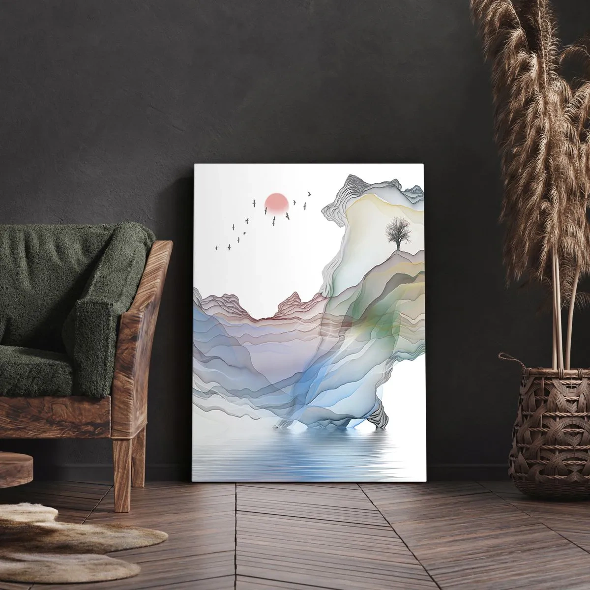 Obraz na plátne - Ku krištáľovým horám - 65x120 cm