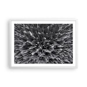 Plagát v bielom ráme - Ostrejšie to už nebude - 70x50 cm