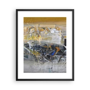 Plagát v čiernom ráme - Všetko sa podarí - 40x50 cm