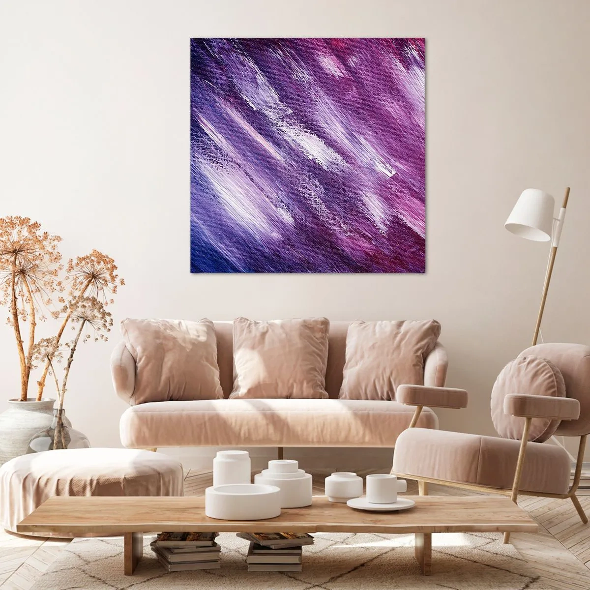 Obraz na plátne - Keď fúka slnečný vietor - 40x40 cm