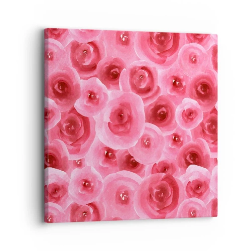 Obraz na plátne - Ruže dole aj hore - 30x30 cm