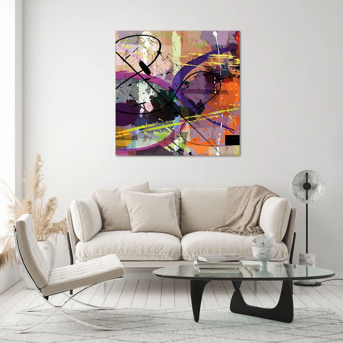 Obraz na skle - Možno priamo alebo okolo - 60x60 cm