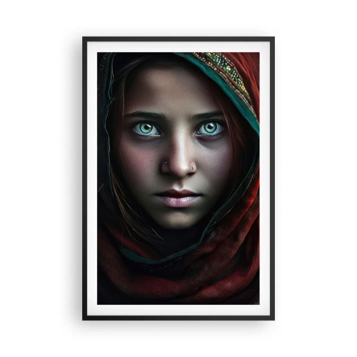 Plagát v čiernom ráme - Východná princezná - 61x91 cm