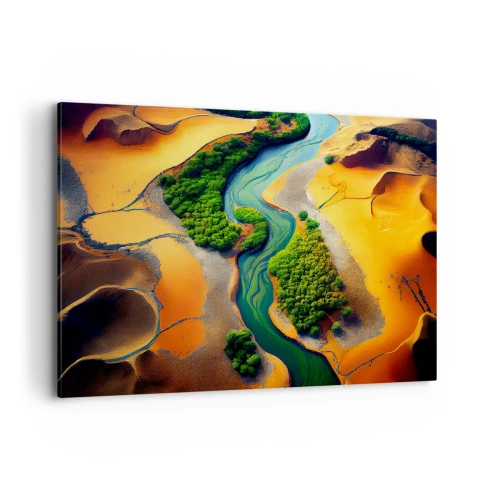 Obraz na plátne - Životodarná rieka - 120x80 cm