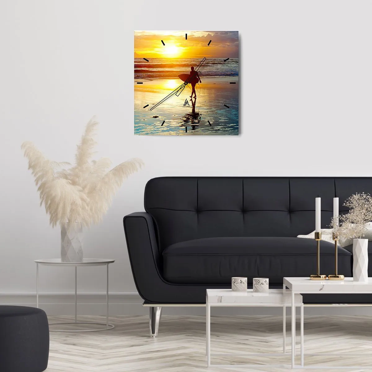 Nástenné hodiny - Návrat bojovníka - 40x40 cm