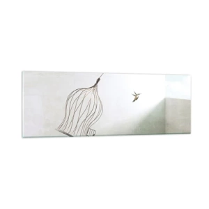 Obraz na skle - Vo svojom živle - 90x30 cm