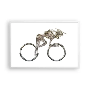 Plagát v bielom ráme - Úžasný stroj - 91x61 cm