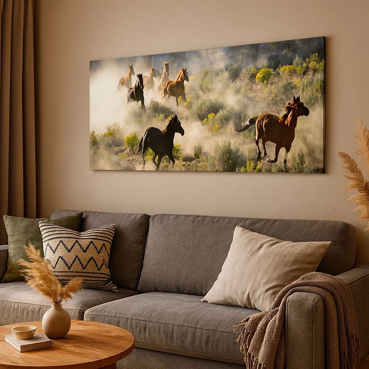 Obraz na plátne - Rivalita - sloboda alebo mužská sila? - 100x40 cm