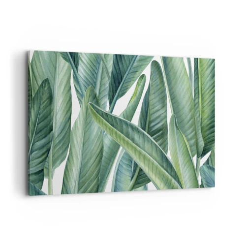 Obraz na plátne - Proste zelená - 120x80 cm
