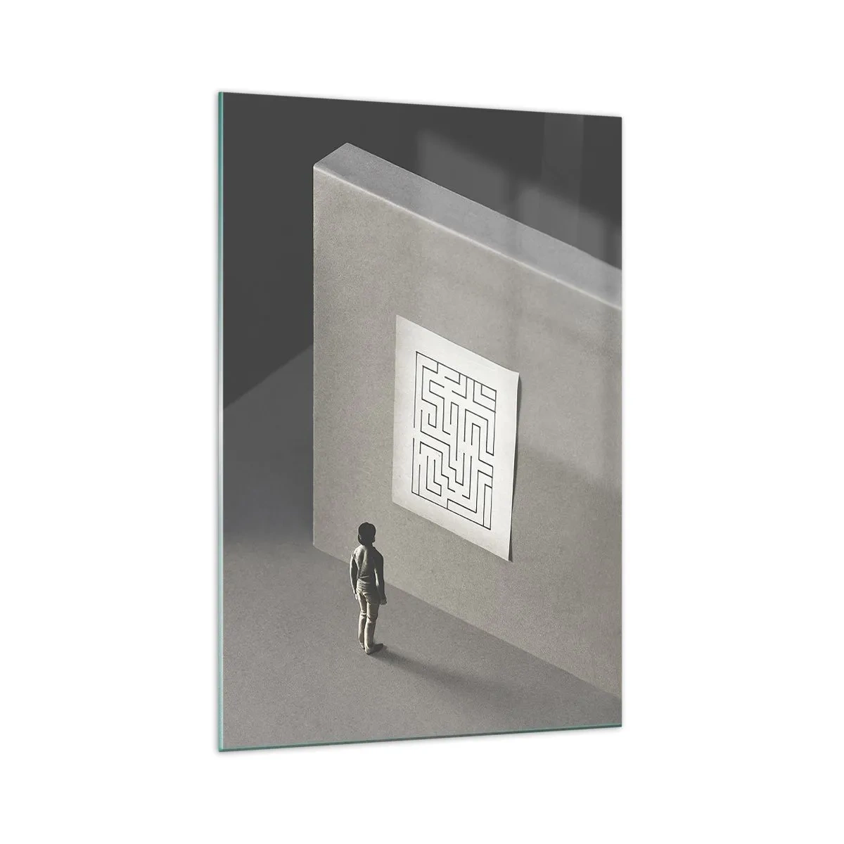 Obraz na skle - Kde to ale som? - 70x100 cm