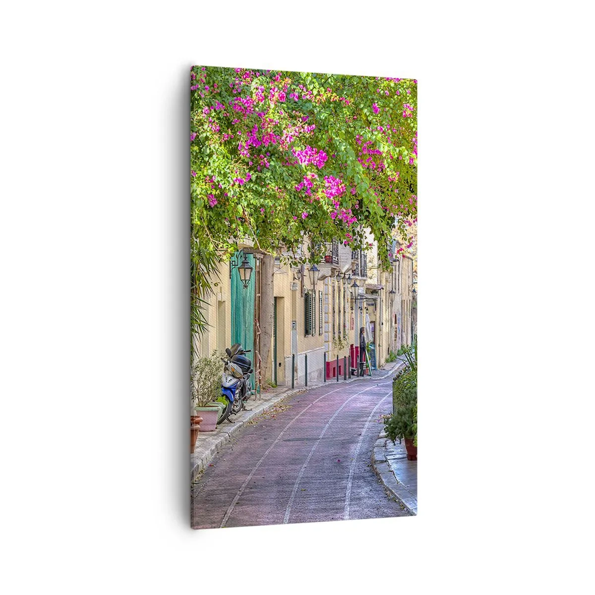 Obraz na plátne - Kvitnúce zákutie - 55x100 cm