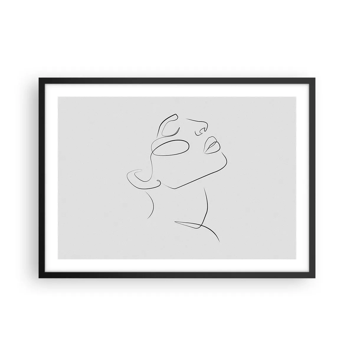 Plagát v čiernom ráme - Meandre sna - 70x50 cm