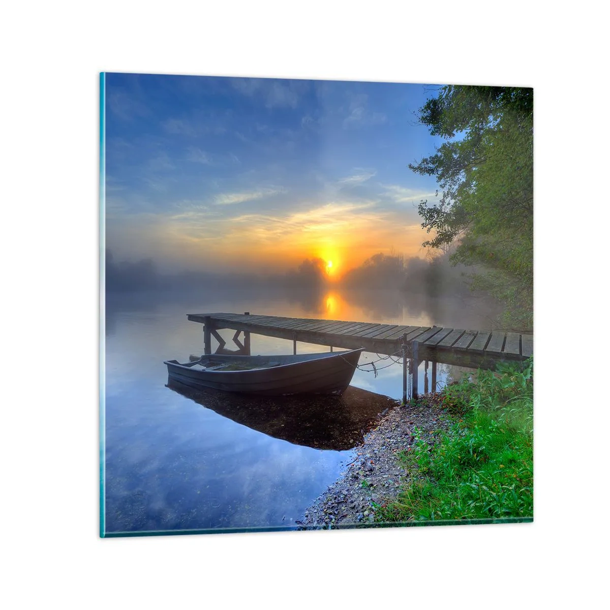 Obraz na skle - Ako sa obyčajné mení na kúzelné - 40x40 cm