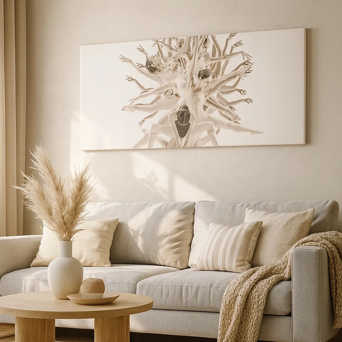 Obraz na plátne - Rozkvet v tanci - 30x30 cm