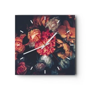 Nástenné hodiny - Ako u holandských majstrov - 30x30 cm