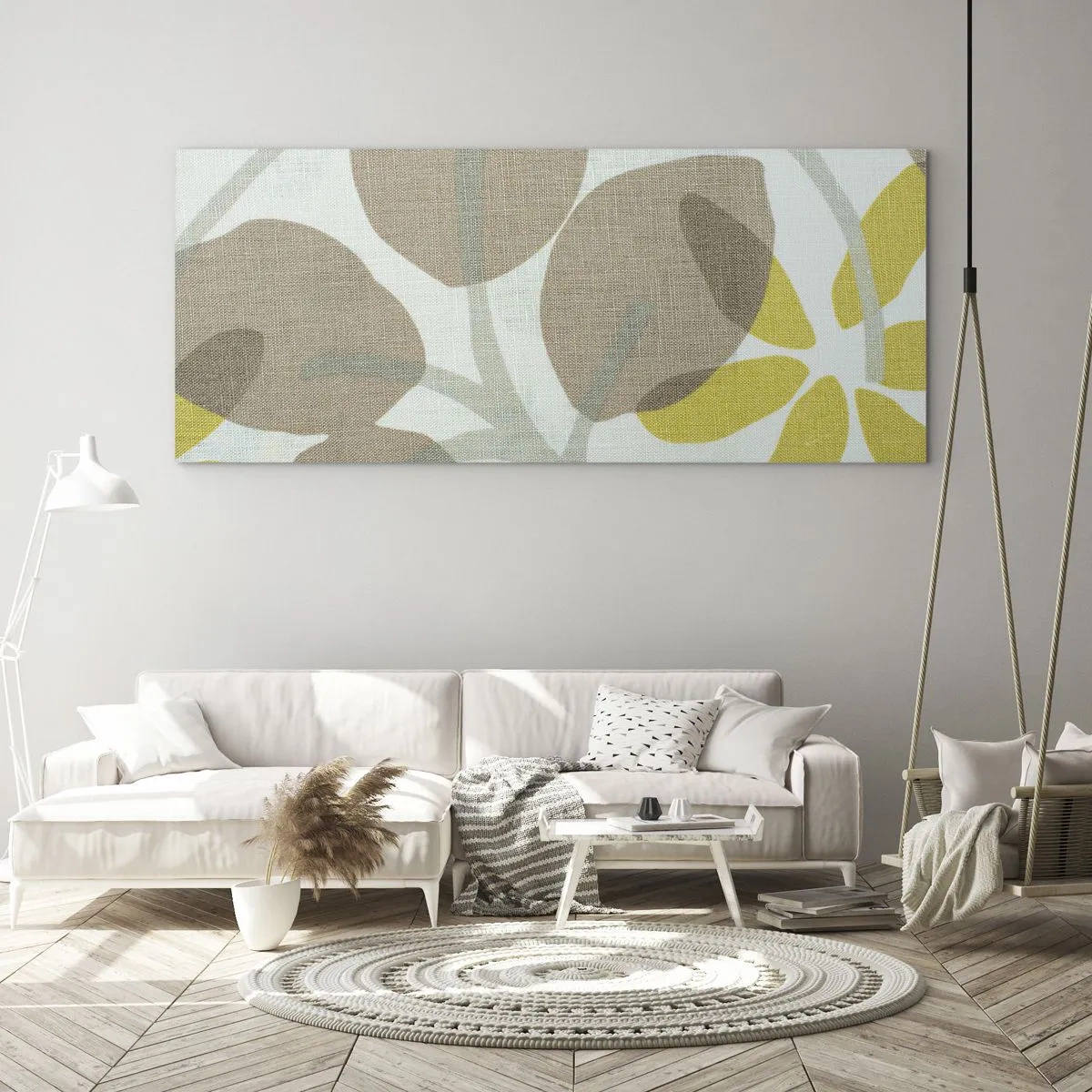 Obraz na skle - Kompozícia v plnom slnku - 100x40 cm