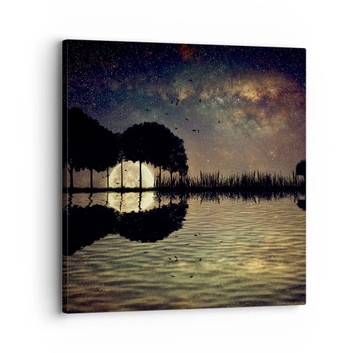 Obraz na plátne - Noc na konci sveta - 30x30 cm