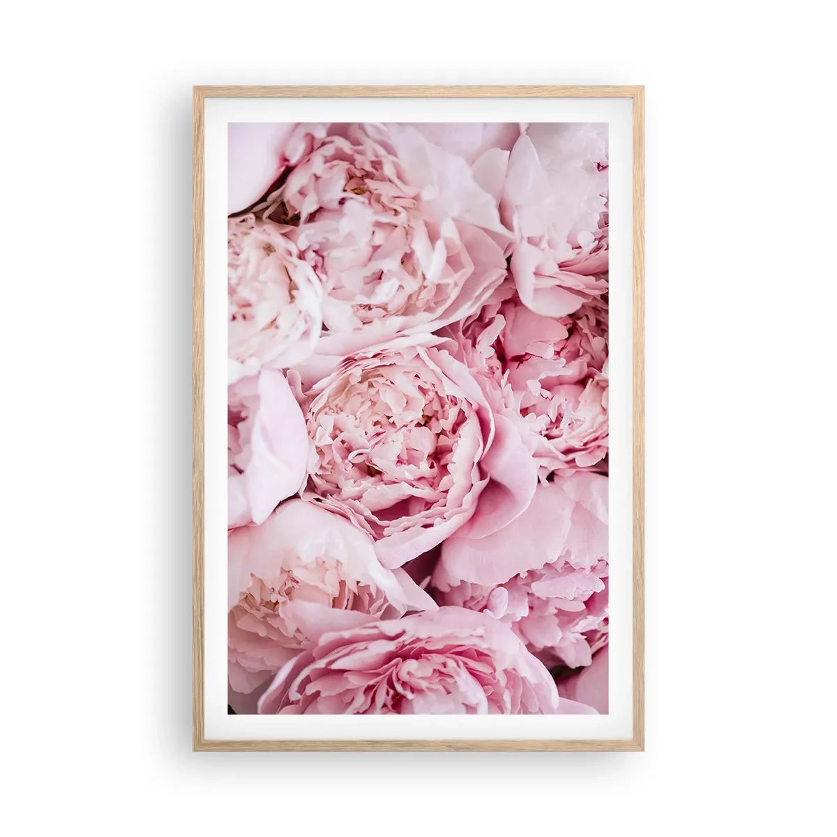 Plagát v ráme zo svetlého duba - Pritúlené a voňavé - 61x91 cm