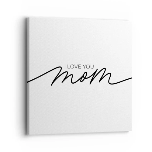 Obraz na plátne - Veľké dojatie - 40x40 cm