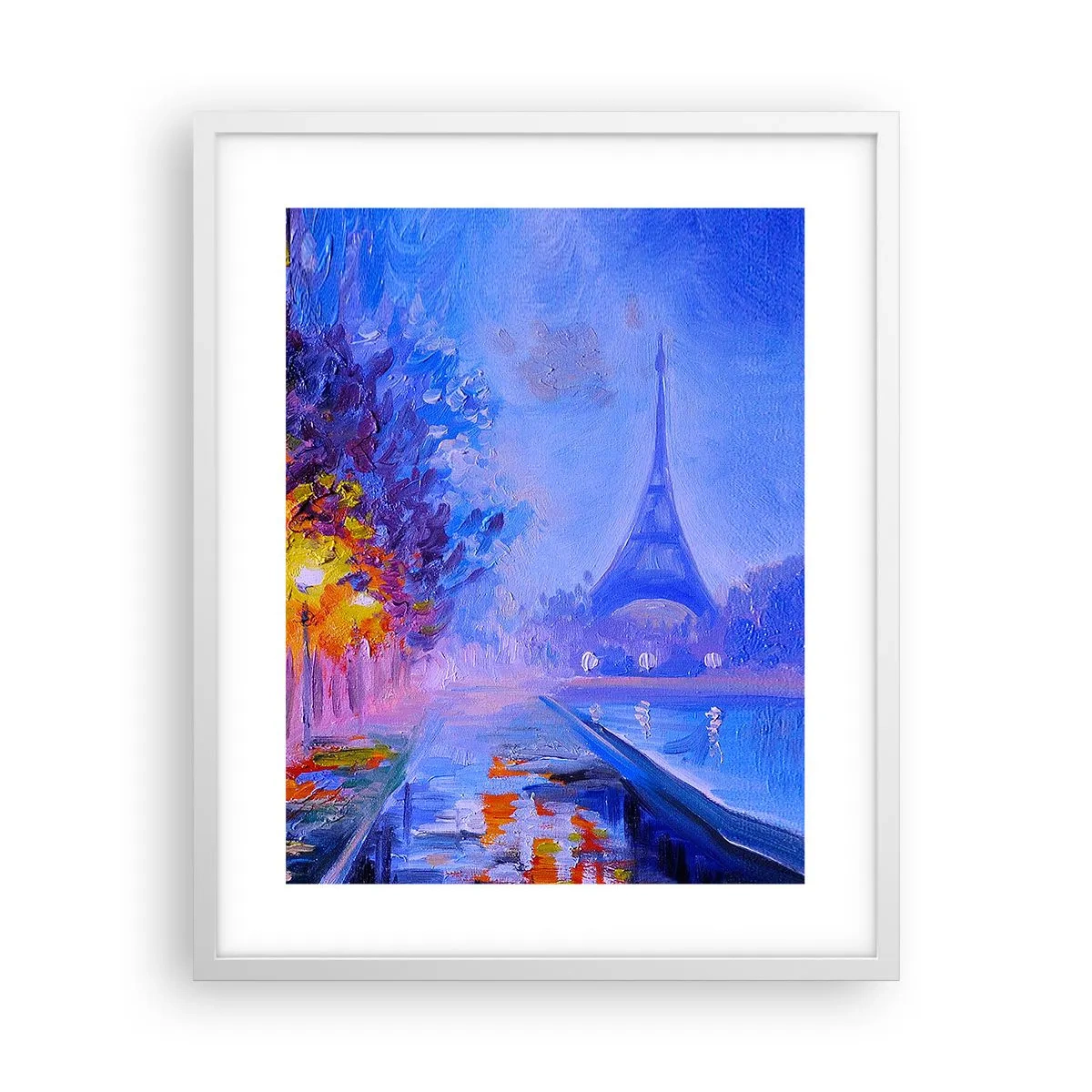 Plagát v bielom ráme - Prechádzka snov - 40x50 cm