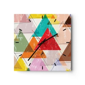 Nástenné hodiny - Blábolenie - 30x30 cm