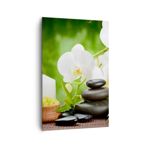 Obraz na plátne - Voňavý, kvetinový, jemný dotyk - 80x120 cm