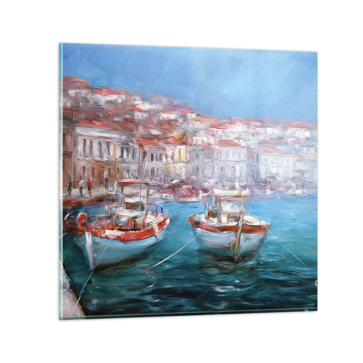 Obraz na skle - Taliansky záliv - 30x30 cm