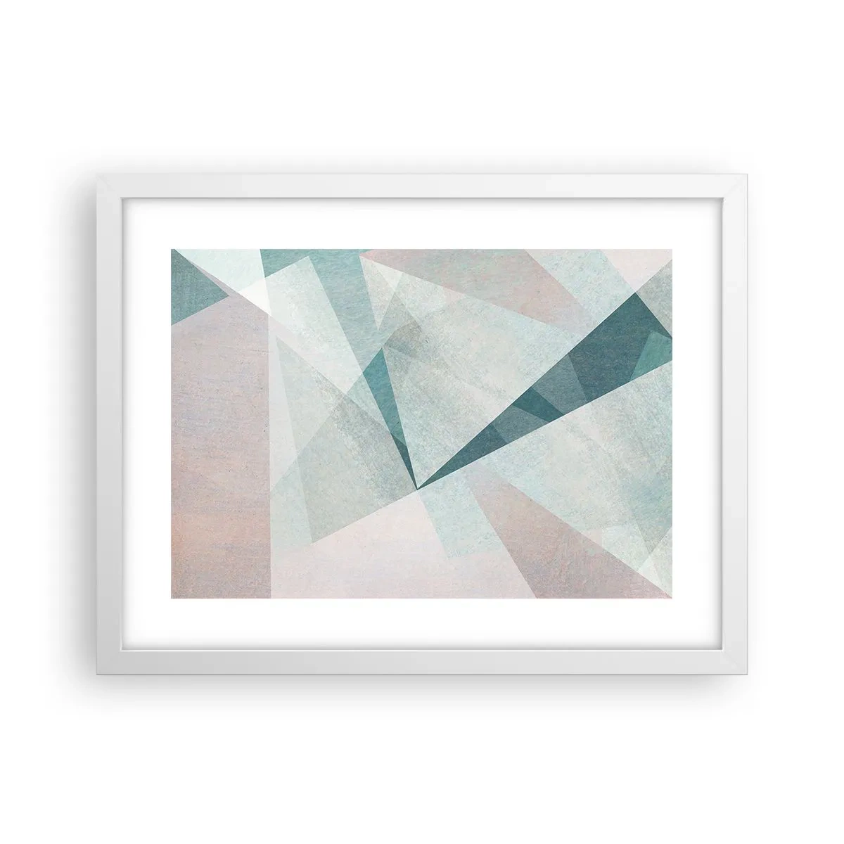 Plagát v bielom ráme - V kľude, ale dynamicky - 40x30 cm