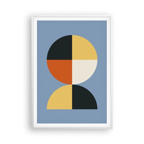 Plagát v bielom ráme - Pozri a počítaj - 70x100 cm