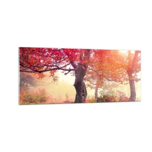 Obraz na skle - Šialenstvo rozkvetu - 100x40 cm