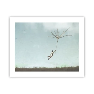 Plagát - Lietajúca púpava - 50x40 cm