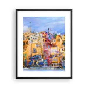 Plagát v čiernom ráme - Sme spolu - 40x50 cm