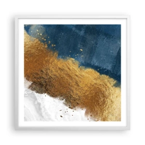 Plagát v bielom ráme - Farby leta - 60x60 cm