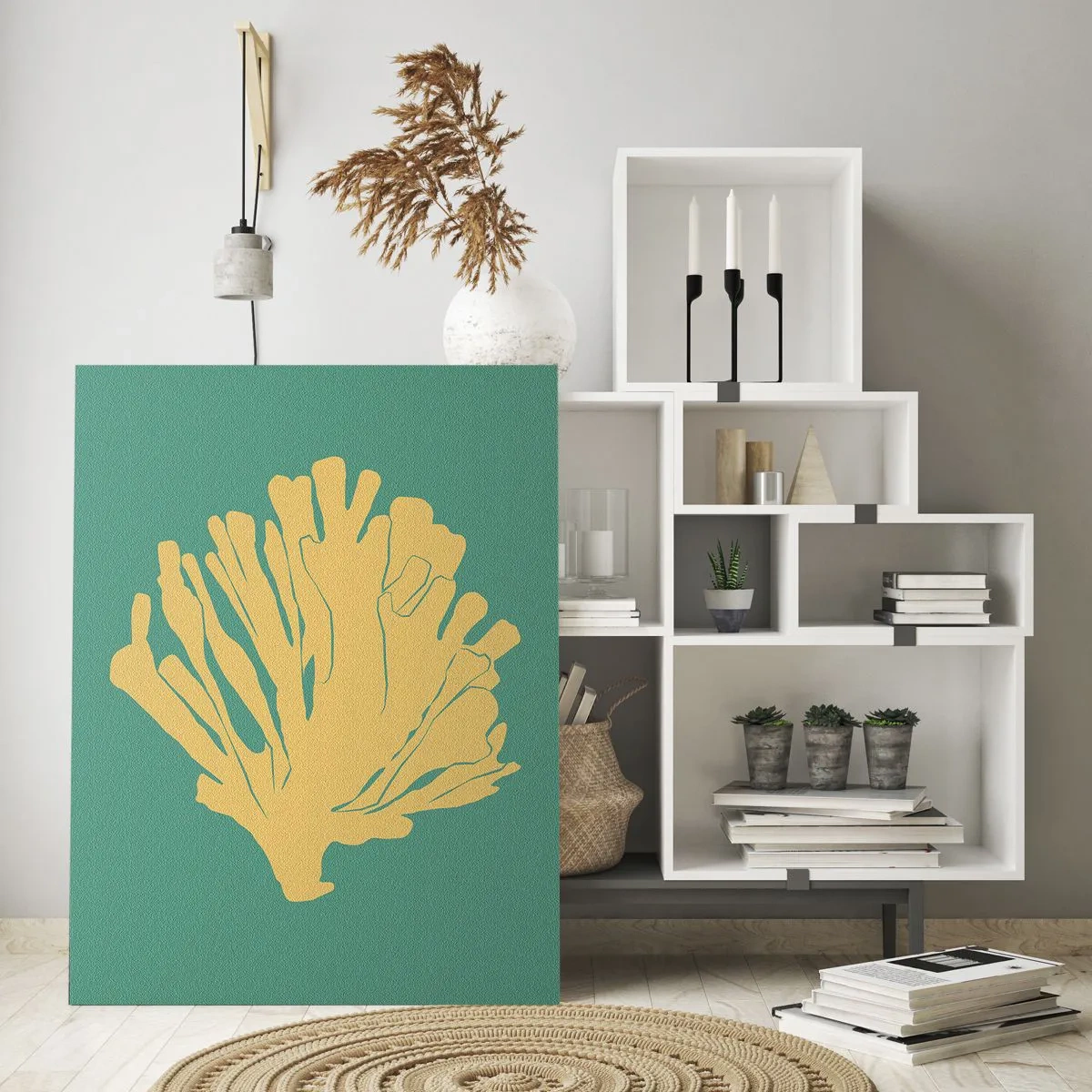 Obraz na skle - Krovie podvodného lesa - 80x120 cm