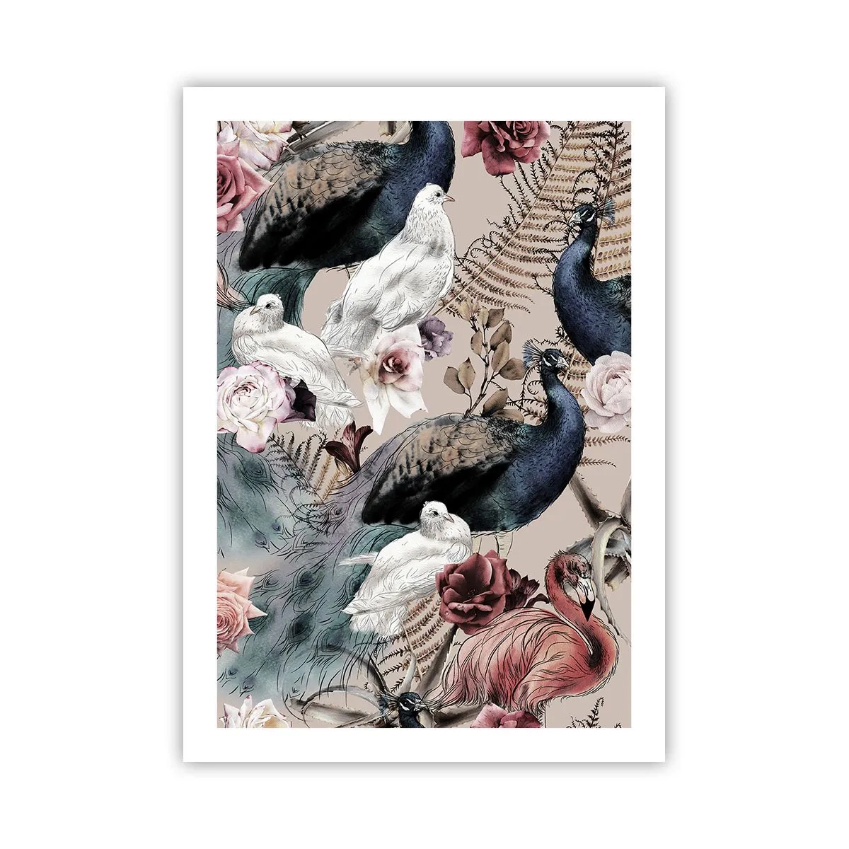 Plagát - V palácovej záhrade - 50x70 cm