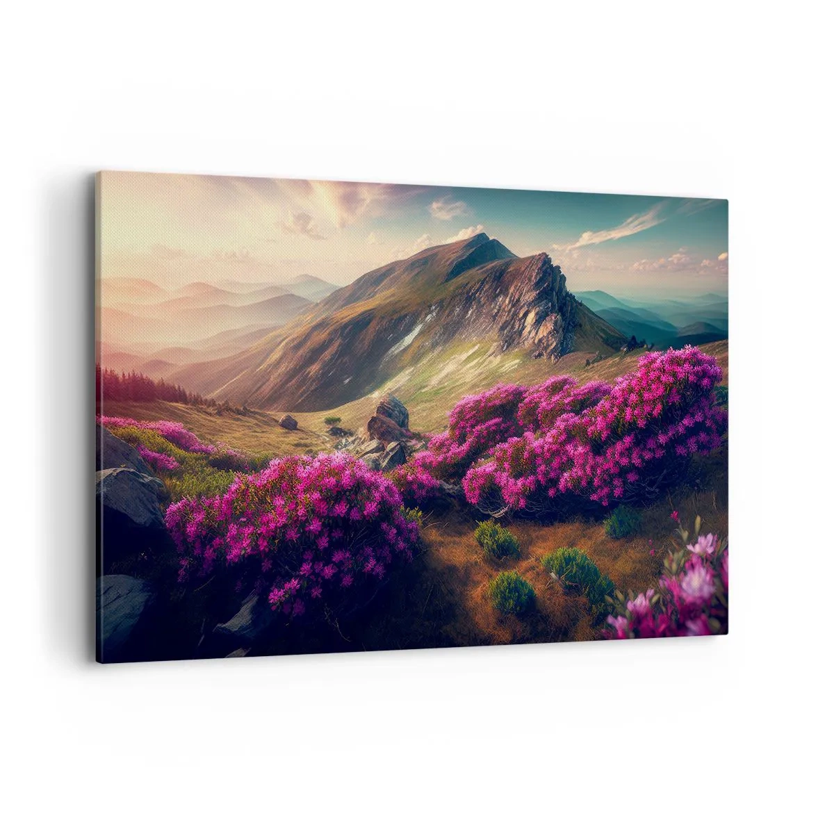 Obraz na plátne - Leto na horách - 120x80 cm