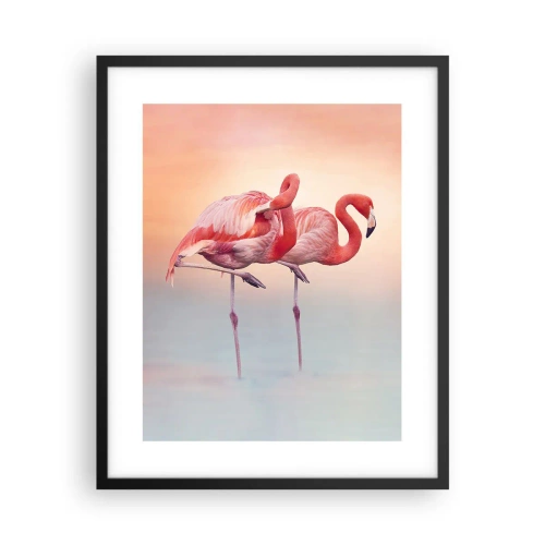Plagát v čiernom ráme - Vo farbe zapadajúceho slnka - 40x50 cm
