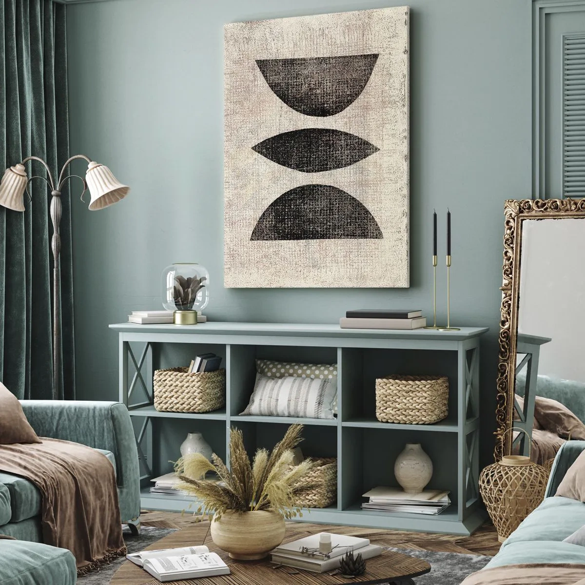 Obraz na plátne - Etnická abstrakcia - 70x100 cm