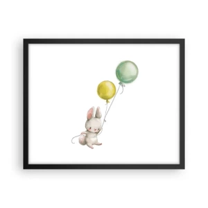Plagát v čiernom ráme - Poletím aj ja! - 50x40 cm