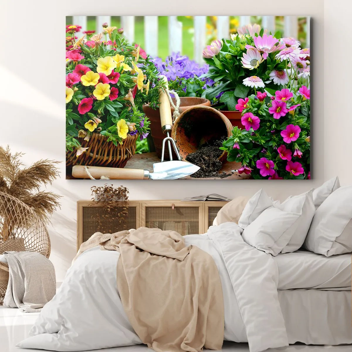 Obraz na plátne - Záhradka Žofky - 120x80 cm