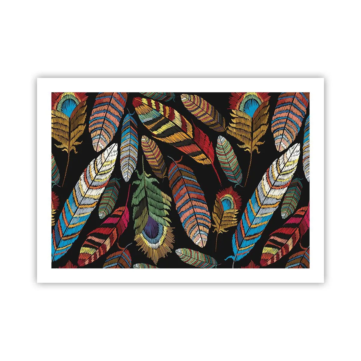 Plagát - Vtáčí karneval - 70x50 cm