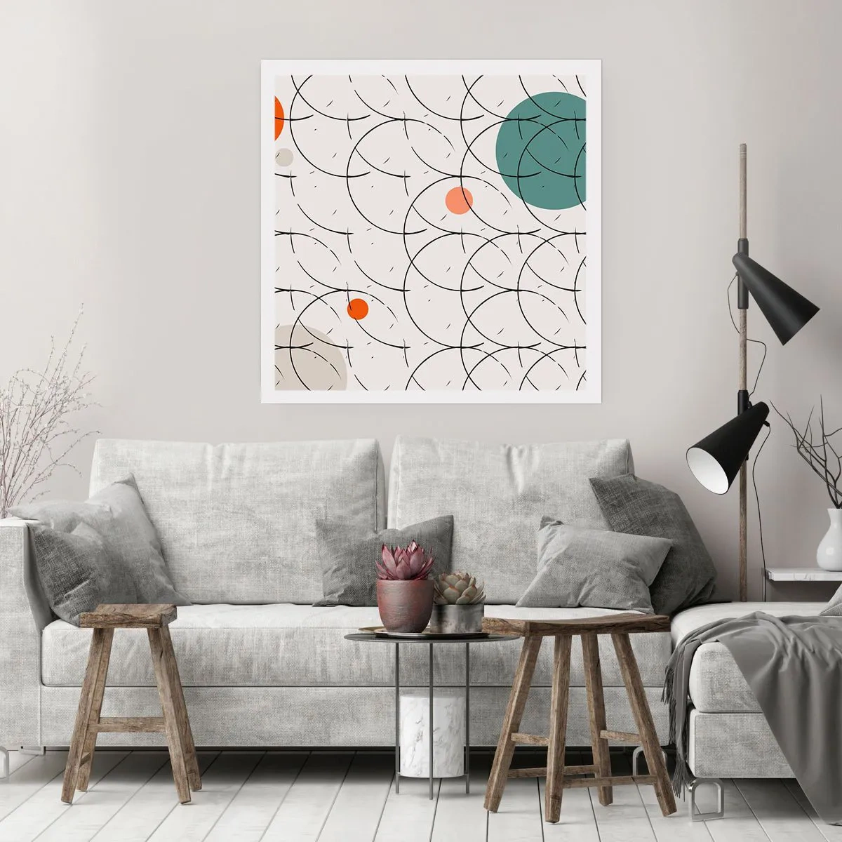 Plagát - V duchu pop-artu - 60x60 cm