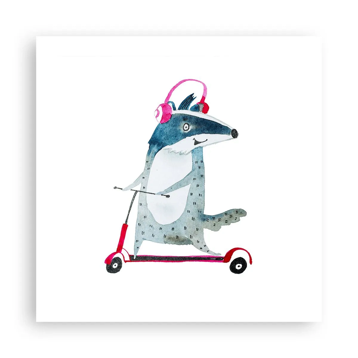 Plagát - Jazvečie radosti - 50x50 cm