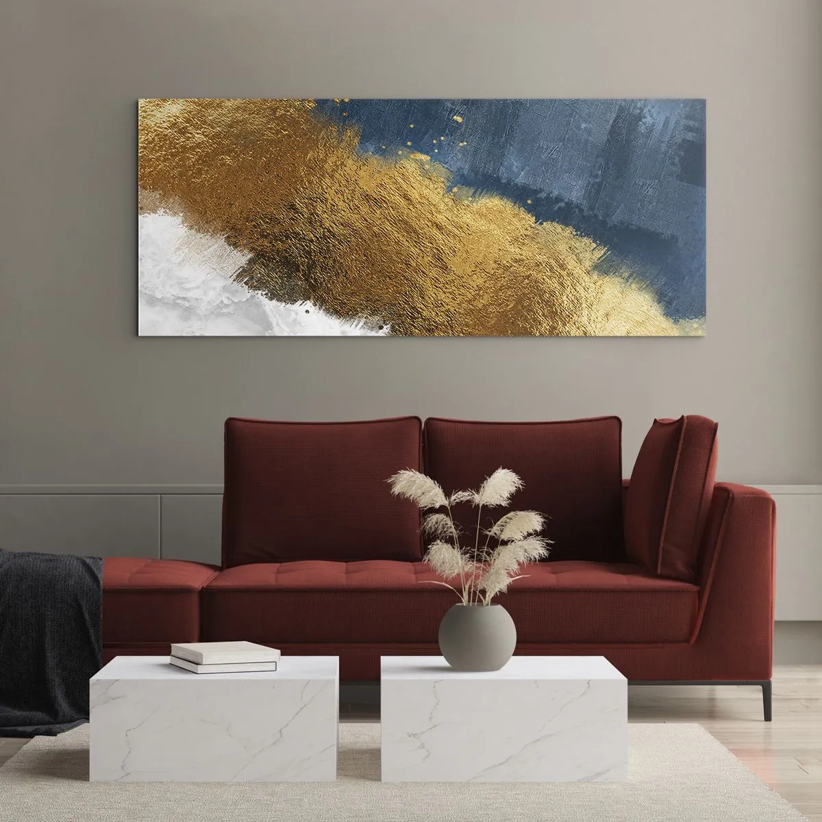 Obraz na skle - Farby leta - 100x40 cm