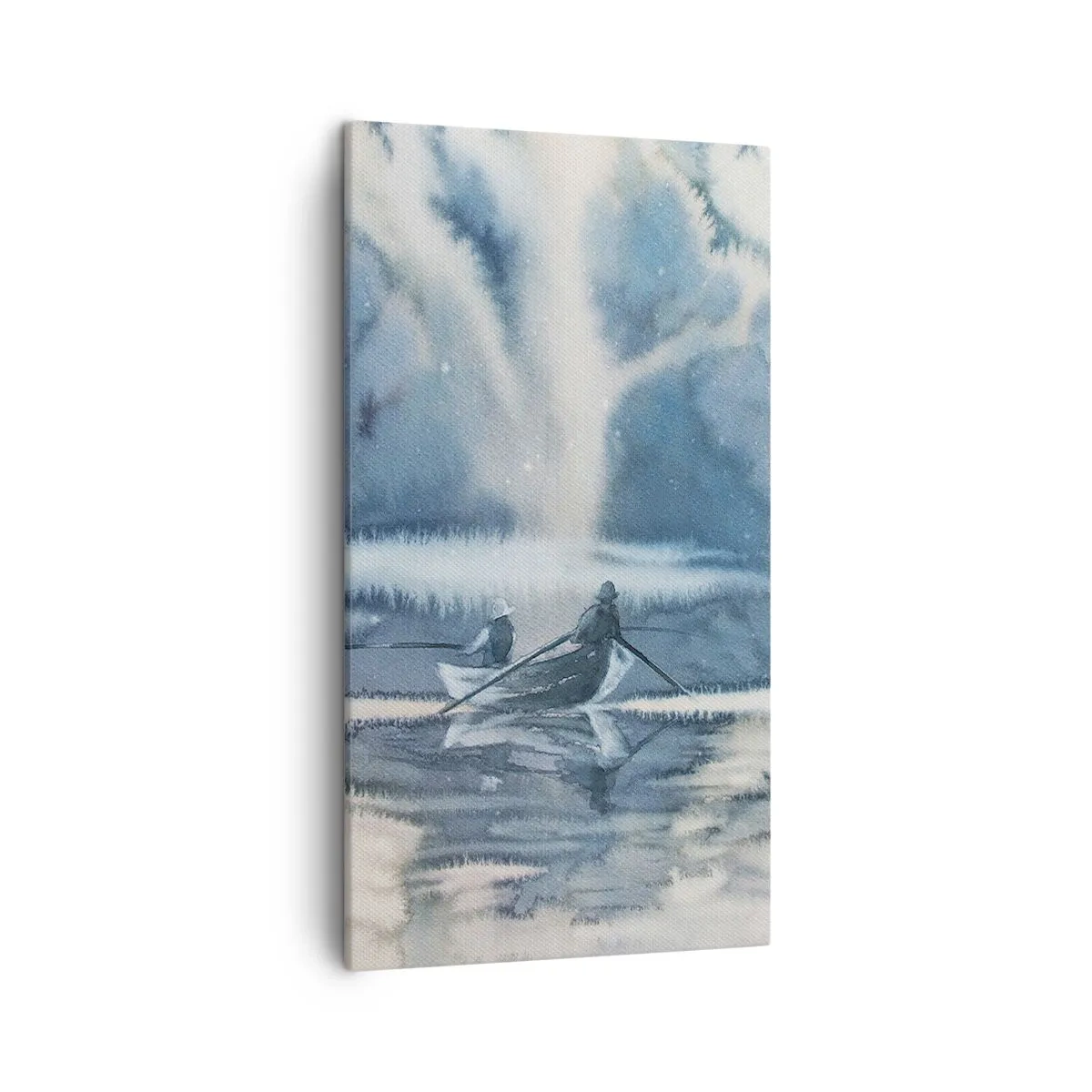 Obraz na plátne - Rybári vo svojom raji - 45x80 cm