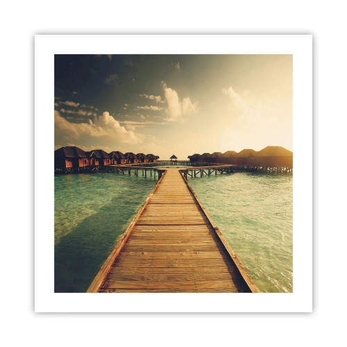 Plagát - Vrelé pozvanie - 50x50 cm